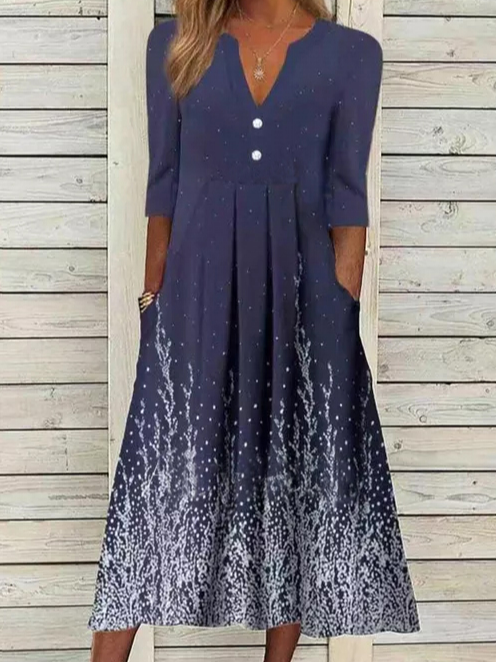 EP | Robe midi décontractée Ombre