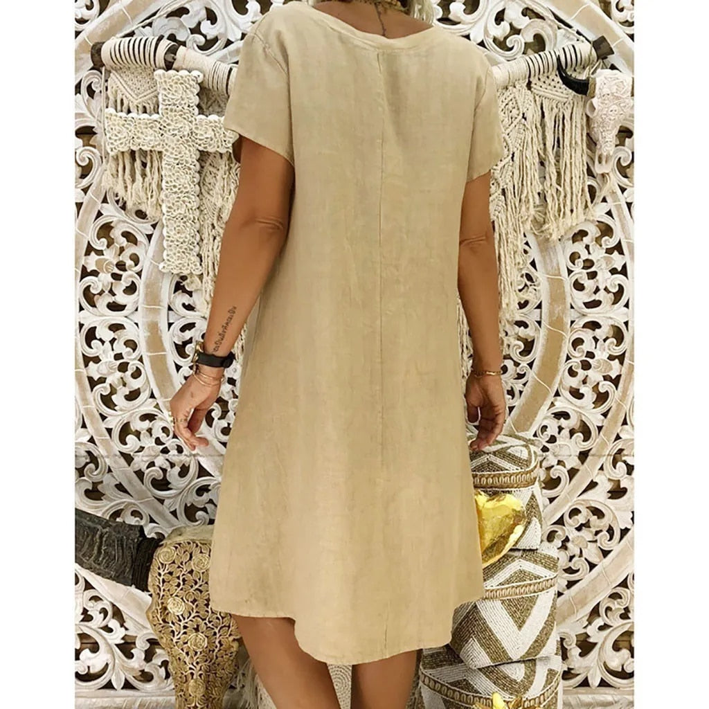 EP | Robe décontractée en coton