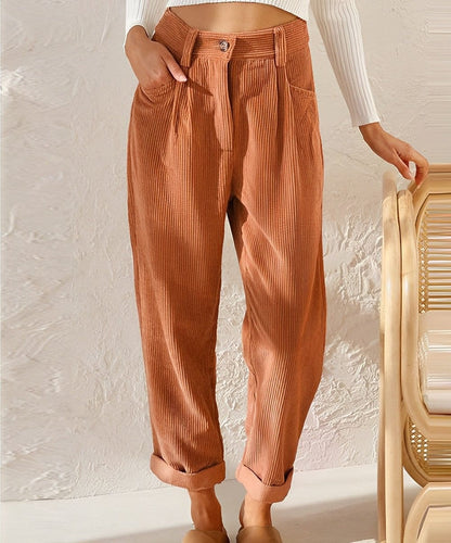 ND | Pantalons stylés en velours côtelé