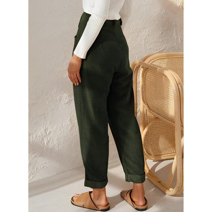 ND | Pantalons stylés en velours côtelé