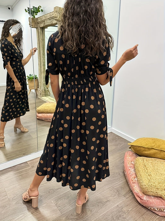 EP | Robe midi chic à pois pour toutes les occasions