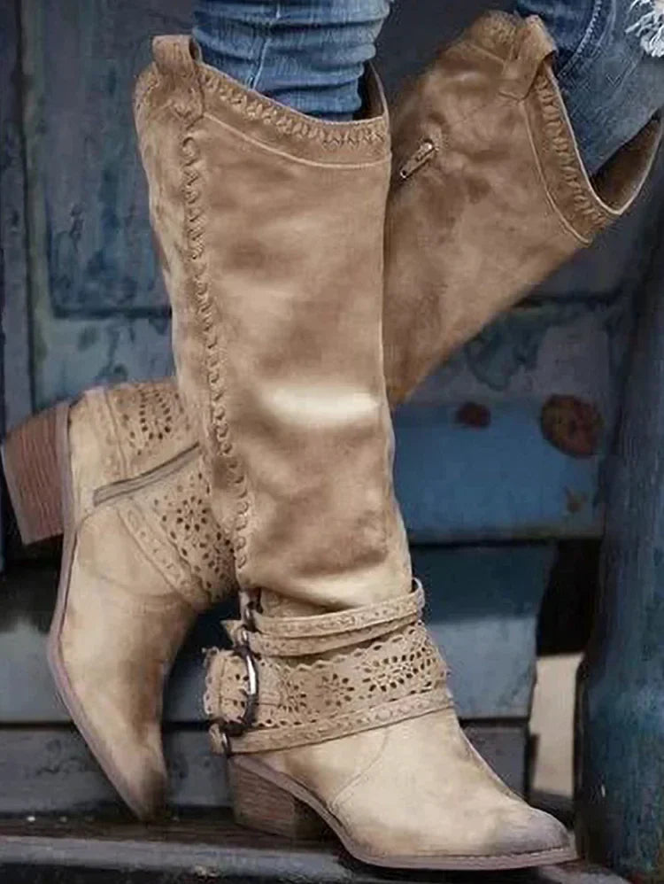 EP | Bottes en cuir vintage
