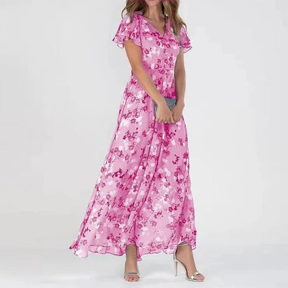 EP | Robe midi élégante à fleurs