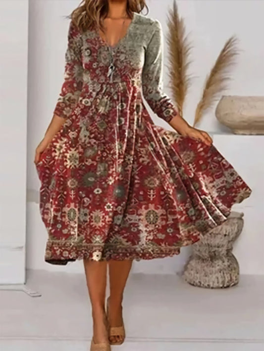 EP | Robe midi vintage en BauMW | mélange de laine QAH56