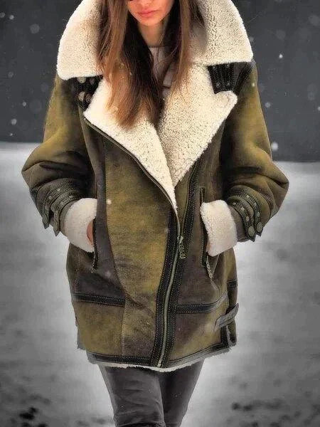 EP | Manteau stylé à col large