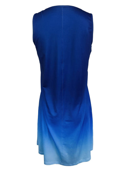 EP | Robe élégante avec dégradé de couleurs et décolleté en V