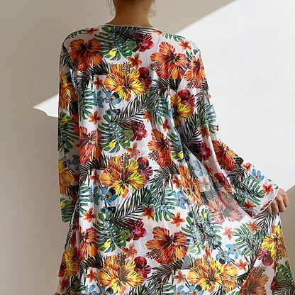 EP | bikini 3 pièces fleuri avec cover-up