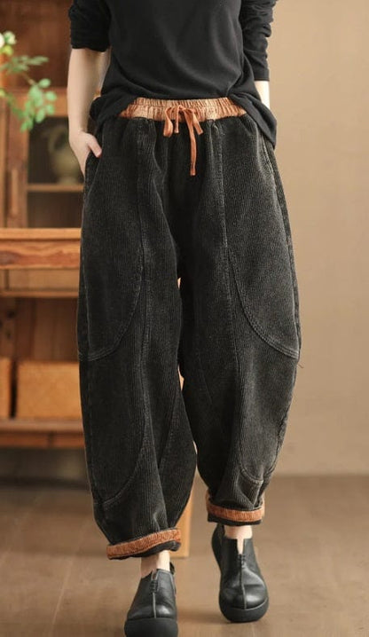 EP | Pantalon en velours côtelé mode femme