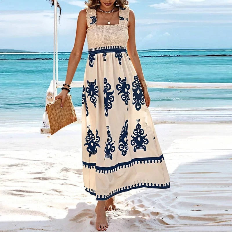 EP | Robe sans manches à encolure carrée