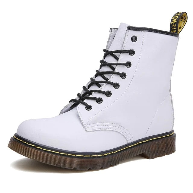 EP | Bottes en cuir à semelles épaisses