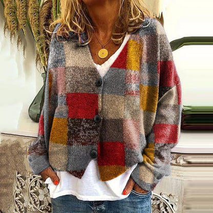 ND | Cardigan patchwork boho avec fleurs