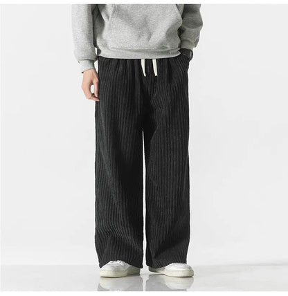 EP | Pantalon en velours côtelé oversized à la mode